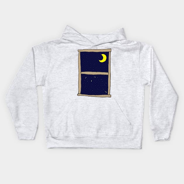 Night View Kids Hoodie by jhsells98